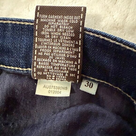 7 For All Mankind Bootcut Jeans Womens 30 Low Rise Full Length - Picture 7 of 10
